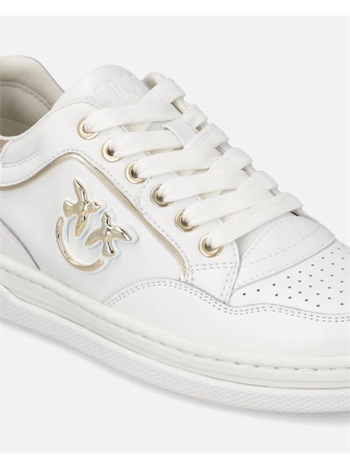 Sneakers in pelle con logo Love Birds PINKO | SS0159P001ZHC